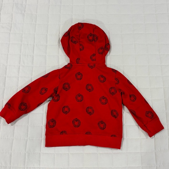 Carter’s Zip Up Hoodie Red King of Hearts Lion 18M - Picture 2 of 4